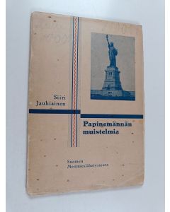 Kirjailijan Siiri Jauhiainen käytetty kirja Papinemännän muistelmia