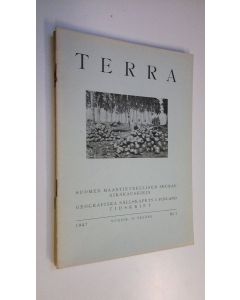 käytetty teos Terra 1947 n:o 1-4 : Suomen maantieteellisen seuran aikakauskirja