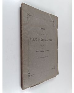käytetty kirja Bidrag till kännedom af Finlands natur och folk 47 häftet