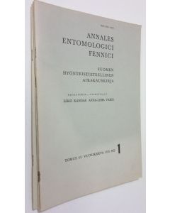 käytetty kirja Annales entomologici Fennici 1-3/1976