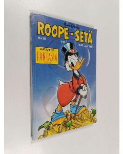 Kirjailijan Walt Disney käytetty kirja Roope-setä 9/00