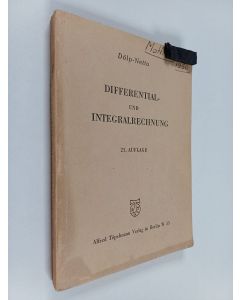 Kirjailijan Dölp-Netto käytetty kirja Differential- und intergralrechnung