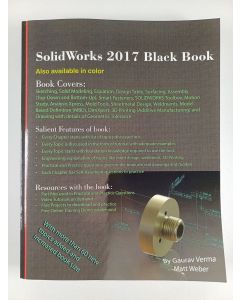 Kirjailijan Matt Weber & Gaurav Verma uusi kirja SolidWorks 2017 Black Book