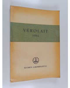 käytetty kirja Verolait 1961