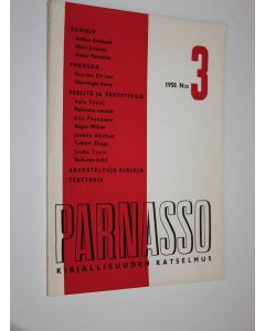 käytetty kirja Parnasso nro 3/1958