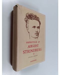 Kirjailijan August Strindberg käytetty kirja Skrifter av August Strindberg XI : Lyriska Dramer