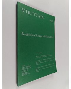 käytetty kirja Virittäjä 1/1976
