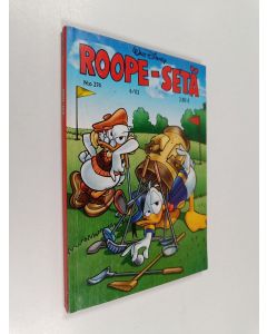 Kirjailijan Walt Disney käytetty kirja Roope-setä 6/02