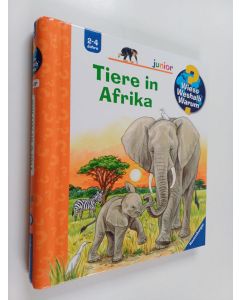 Kirjailijan Daniela Prusse käytetty teos Tiere in Afrika