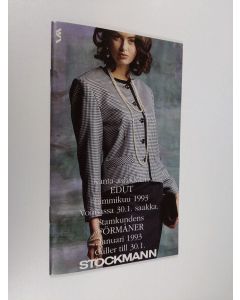 käytetty teos Stockmann : Kanta-asiakkaan edut tammikuu 1993 = Stamkundens förmåner januari 1993