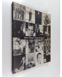 Kirjailijan Jörn Donner käytetty kirja Sagt och gjort