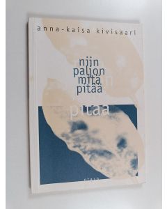 Kirjailijan Anna-Kaisa Kivisaari käytetty kirja Niin paljon mitä pitää