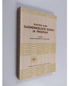 käytetty kirja Ruotsin ajan suomenkielistä runoa ja proosaa