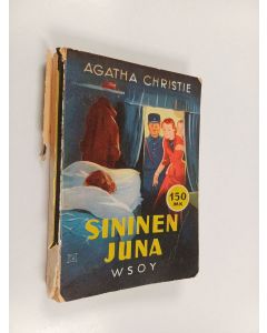 Kirjailijan Agatha Christie käytetty kirja Sininen juna
