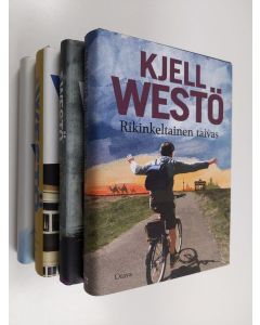 käytetty kirja Kjell Westö-paketti (4 kirjaa) : Leijat Helsingin yllä ; Missä kuljimme kerran ; Älä käy yöhön yksin ; Rikinkeltainen taivas