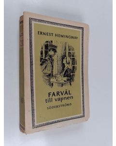 Kirjailijan Ernest Hemingway käytetty kirja Farväl till vapnen