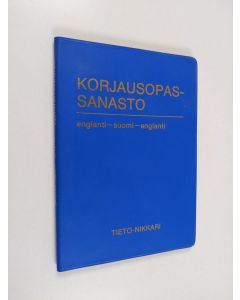 käytetty kirja Korjausopassanasto : englanti-suomi-englanti