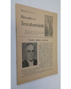 käytetty teos Orimattilan seurakuntalehti : tammikuu 1956
