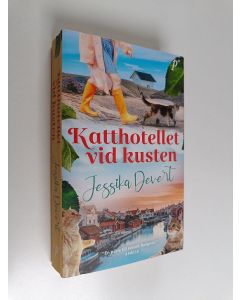 Kirjailijan Jessika Devert käytetty kirja Katthotellet vid kusten