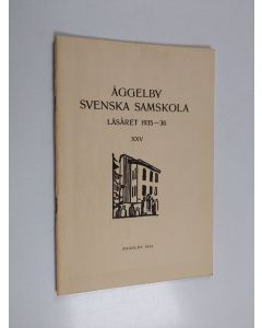 käytetty teos Äggelby svenska samskola Läsaret 1935-36 25