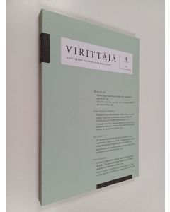 käytetty kirja Virittäjä 4/2014