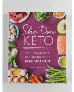 Kirjailijan Gigi Ashworth uusi kirja She Does Keto - The Complete Ketogenic Diet for Women