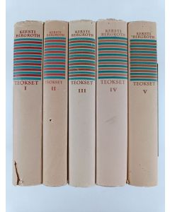 Kirjailijan Kersti Bergroth käytetty kirja Teokset 1-5