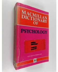 Kirjailijan Stuart Sutherland käytetty kirja Macmillan dictionary of psychology