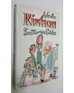 Kirjailijan Ephraim Kishon käytetty kirja Familiengeschichten : satiren