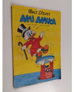 Kirjailijan Walt Disney käytetty teos Aku Ankka 15/1974