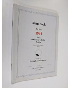 käytetty teos Almanack för året 1994 efter vår Frälsares Kristi födelse