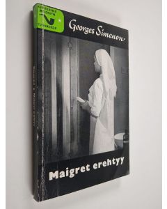 Kirjailijan Georges Simenon käytetty kirja Maigret erehtyy : komissaario Maigret'n tutkimuksia