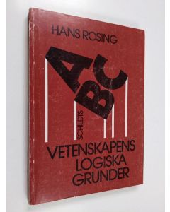 Kirjailijan Hans Rosing käytetty kirja Vetenskapens logiska grunder
