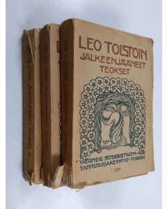 Kirjailijan Leo Tolstoi käytetty kirja Leo Tolstoin jälkeenjättämät kaunokirjalliset teokset 1-3