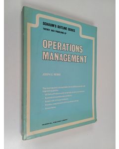 Kirjailijan Joseph G. Monks käytetty kirja Schaum's Outline of Theory and Problems of Operations Management