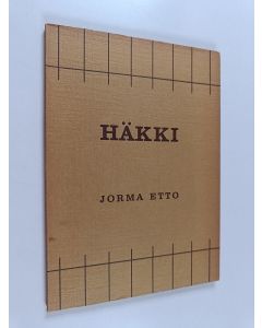 Kirjailijan Jorma Etto käytetty kirja Häkki