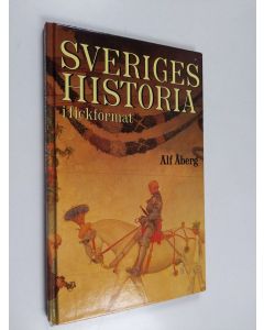 Kirjailijan Alf Åberg käytetty kirja Sveriges historia i fickformat