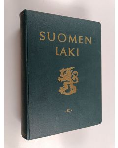 käytetty kirja Suomen laki 1956 osa 2