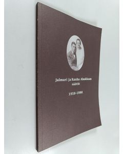 käytetty kirja Jalmari ja Rauha Ahokkaan säätiö 1958-1998
