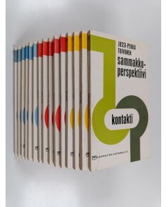 käytetty kirja Kontakti-paketti (15 kirjaa) : Sammakkoperspektiivi ; Haaksirikko ; Heikki ; Apinamatka ; Häkkisielut ; Välimaailmaa ; Kun aika on ; Meri, kesä ; Kesäleikki ; Minä ja Lootin vaimo ; Uusi laulu ; Murros ; Pikku-Mikki ; Tavallinen lauantai ; 