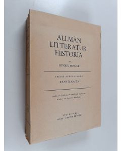 Kirjailijan Henrik Schuck käytetty kirja Allmän litteratur historia
