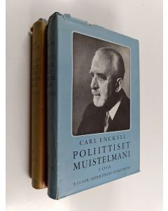 Kirjailijan Carl Enckell käytetty kirja Poliittiset muistelmani 1-2
