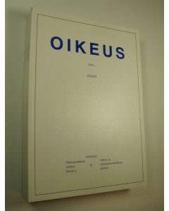käytetty kirja Oikeus, 1-4/2004