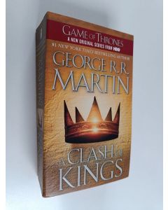 Kirjailijan George R. R. Martin käytetty kirja A Clash of Kings