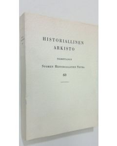 käytetty kirja Historiallinen arkisto 60