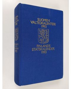 käytetty kirja Suomen valtiokalenteri 1993