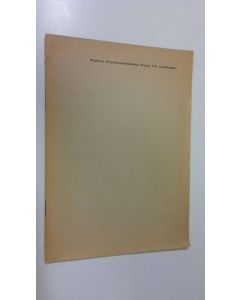 käytetty teos Eripainos Kirjallisuudentutkijain Seuran VIII vuosikirjasta