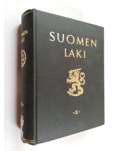 käytetty kirja Suomen laki 1980 osa 2