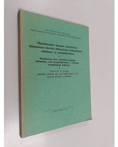 käytetty kirja Yhteisluettelo Suomen tieteellisissä kirjastoissa olevista ulkomaisista lainopillisista aikakaus- ja sarjajulkaisuista