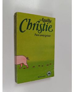 Kirjailijan Agatha Christie käytetty kirja Fem små grisar
